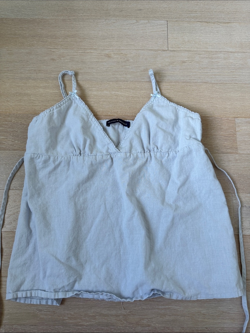 Brandy Melville Light Blue Babydoll Top